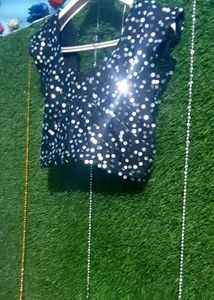 party wear black blouse