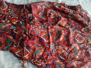 Red Bohemian Print Frock ✨
