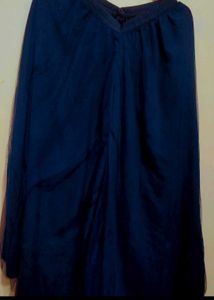 Navy Blue Plazo Suit Without Dupatta 32 Bust
