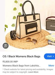 Classic Two-Tone Tote Bag