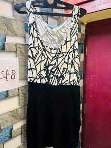 Women Cotton Printed Bodycon Dress