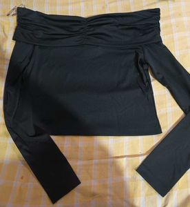 Shein Chic Black Off-Shoulder Top