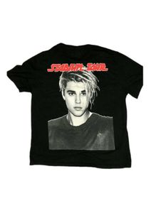 VINTAGE OFFICIAL JUSTIN BIEBER TEAM TSHIRT