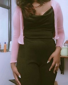 Pink Tie Up Top Pinterestyy