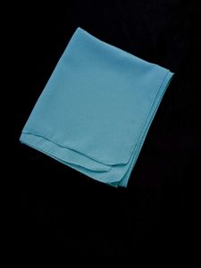 Aqua Blue Georgette Hijab