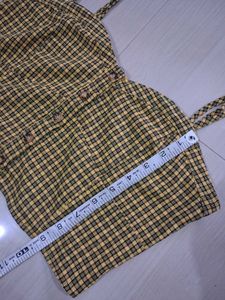 Women Plaid Top