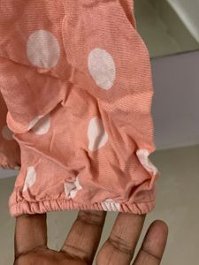 Mango Polka Dot Top