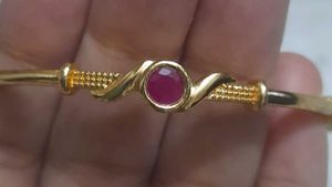Pink Stone Single Bangle