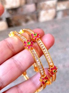 Gold Plated Bangles