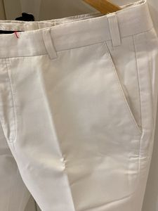 White Straight Leg Pants