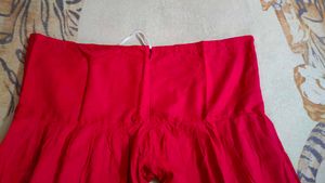 New Red Palazzo/ Salwar