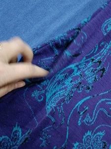 Purple Printed warm Kurta