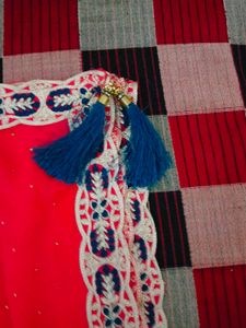 duppata long embroidery with gota net type
