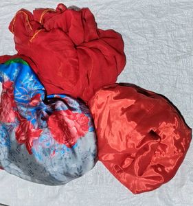 Red Full Suit Silk