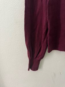 Oodji Maroon Sweater