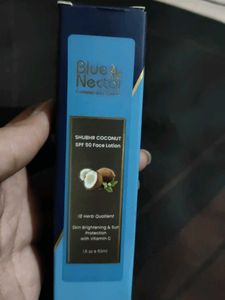 Blue Nectar SPF 50 Face Lotion