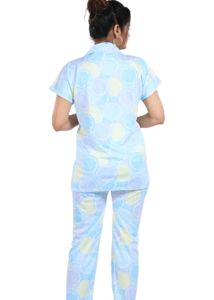 Cute Printed Women's Night Suit Set Shirt &amp; Pyjama