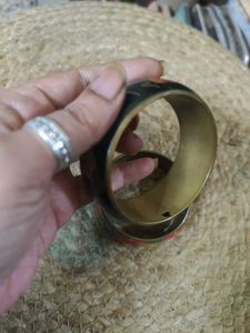 Handpainted Vintage Pure Brass Bangles