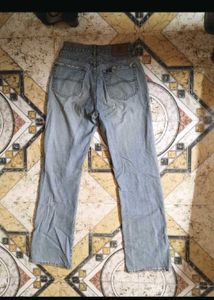 High Waist Wide Leg Jeans- 30