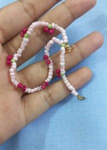 Pink Beaded Bracelet