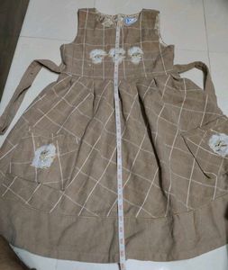 Cute Girl&#39;s Checkered Dress