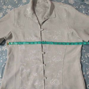 Floral Button-Down Top