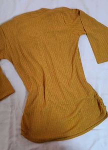 Stylish Mustard Graphic Tee