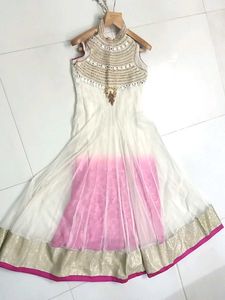 Elegant Ethnic Gown with Embellishments