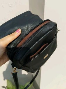 Black leather Bag