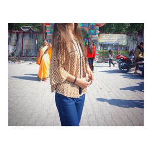 Yellow Pattern Top
