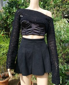 Crochet Black Bolero Shrug