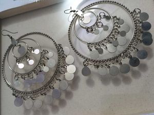 Statement  Oxidised Hoop Earrings