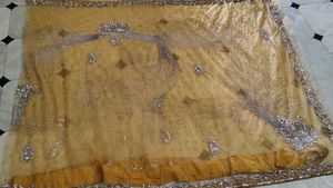 Worked Saree