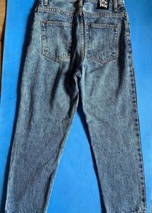 Vintage Wash Denim Jeans