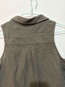 Olive Green Shirt Top