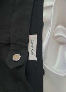 Black Flare Leg Trousers