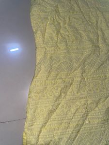 Yellow chikankari Kurta