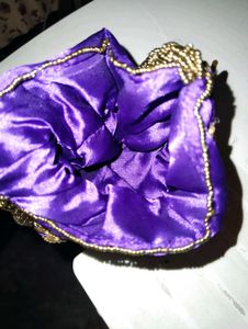 Purple Designer Pouch