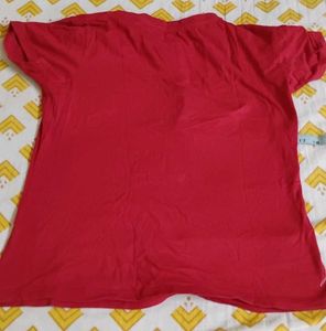 Bewakoof Red Graphic Print Tee