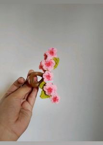 Crochet Floral Claw Clip🌸🍀