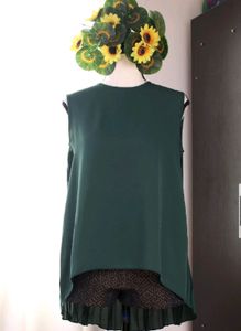Summer Back Pleated Top