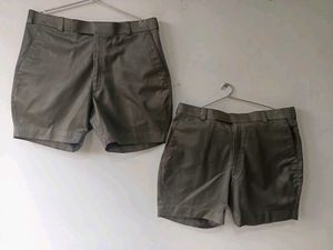 OLIVE GREEN SHORTS (SET OF 2)