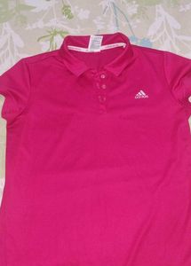Rose Colour Adidas Tshirt