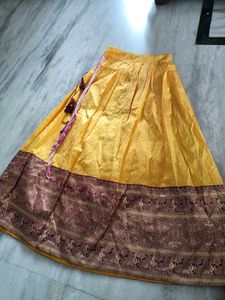 Yellow Ethnic Skirt