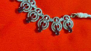 Elegant Purple Stone Jewelry Set