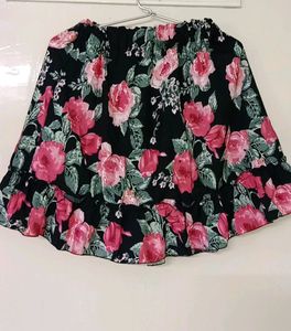 Hot Y2K Floral Skirt