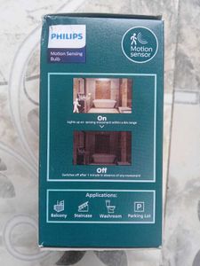 Philips Motion Sensor Bulb 9w