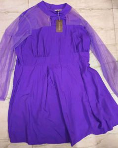 Purple Flambeur Dress