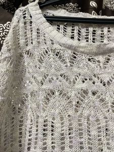 Crochet Knit Top