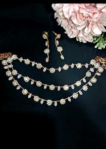 AD Stone Necklace Set